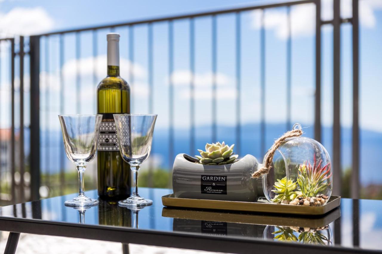 Seaview Apartment „Megan“ With Sunny Terrace Kastav Ngoại thất bức ảnh